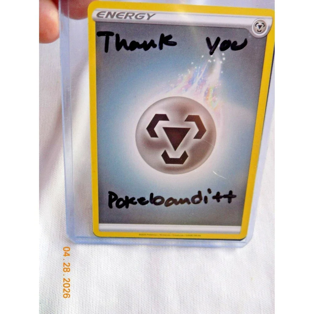 Autographed Signed Pokemon card